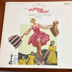 Evergreen classic songs of film The Sound of Music. Vinyl Record long Play.